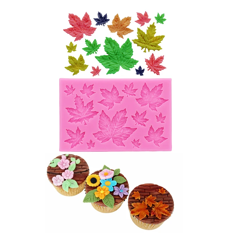 Resin Art Mould - Gj-61 DIY Leaf Maple Leaf แม่พิมพ์ซิลิโคน