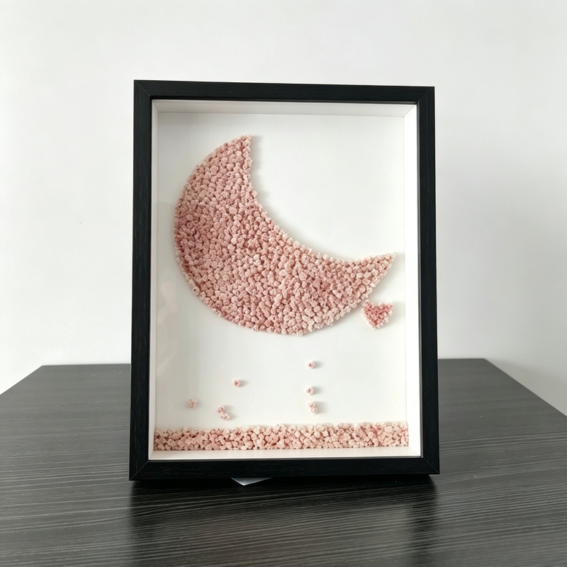 Resin Art Photo Frame - กรอบรูปแบบกล่องลึก 3 ซม., กล่องโชว์ไม้สำหรับงานศิลปะ 3 มิติ,