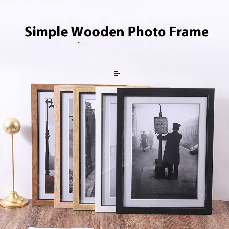 Resin Art Photo Frame - กรอบรูปไม้ขนาดใหญ่สำหรับโปสเตอร์ 4K 8K - กรอบรูปขนาด A3