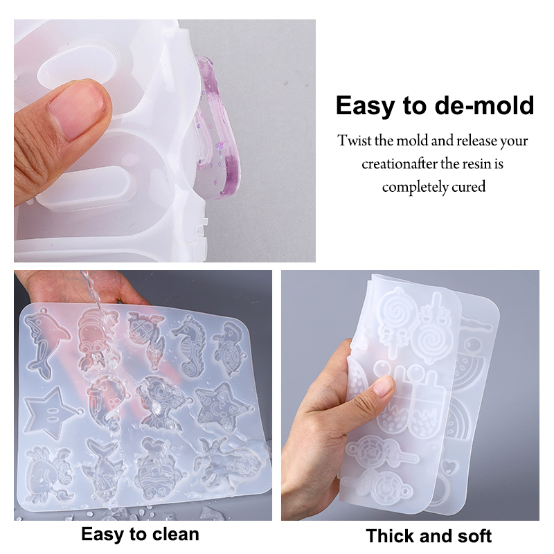 ต่างหูจี้ซิลิโคนแม่พิมพ์อีพ็อก - Resin Art Letters บทวิจารณ์และราคา