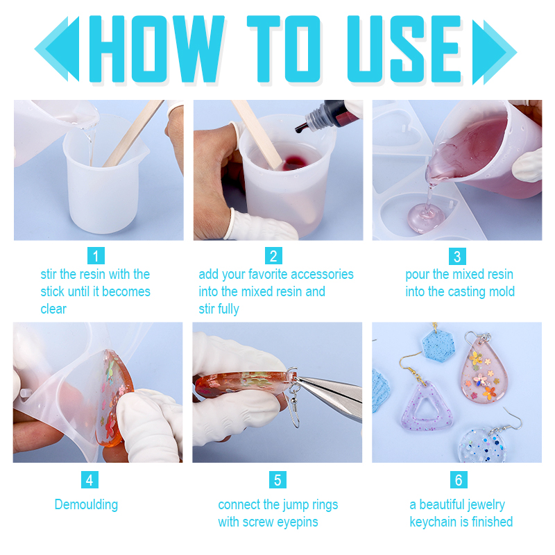 ต่างหูจี้ซิลิโคนแม่พิมพ์อีพ็อก - Resin Art Letters บทวิจารณ์และราคา