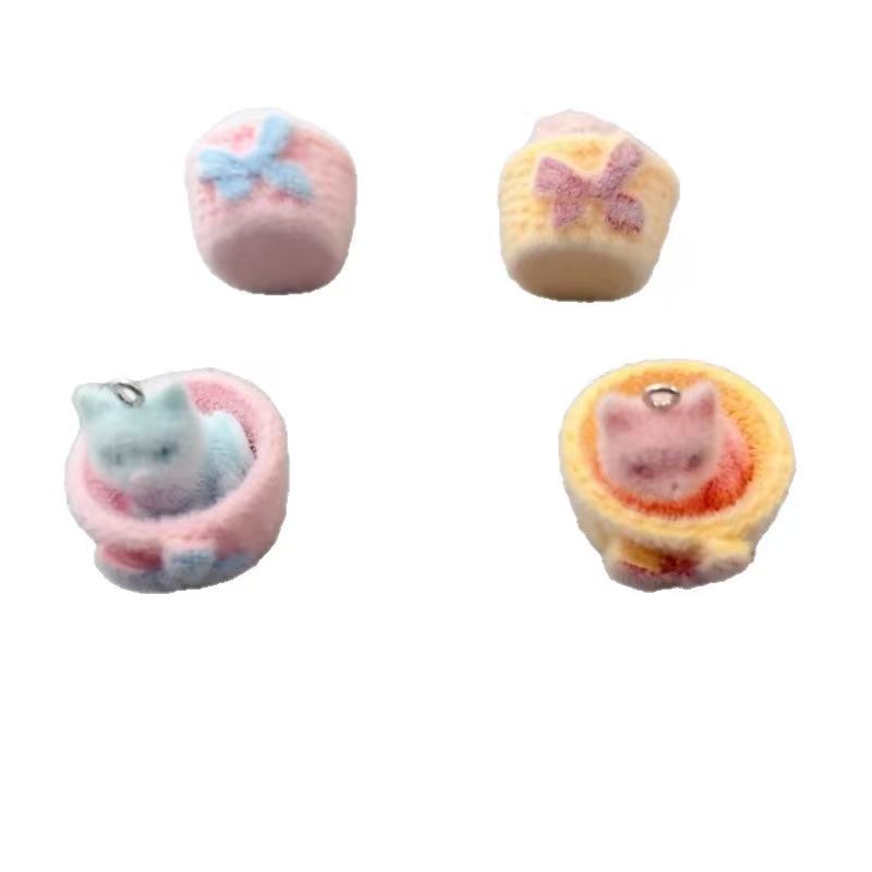 จี้แมวเรซิน 3D แบบนุ่ม 4 ชิ้น  - Resin Art Hanging บทวิจารณ์และราคา