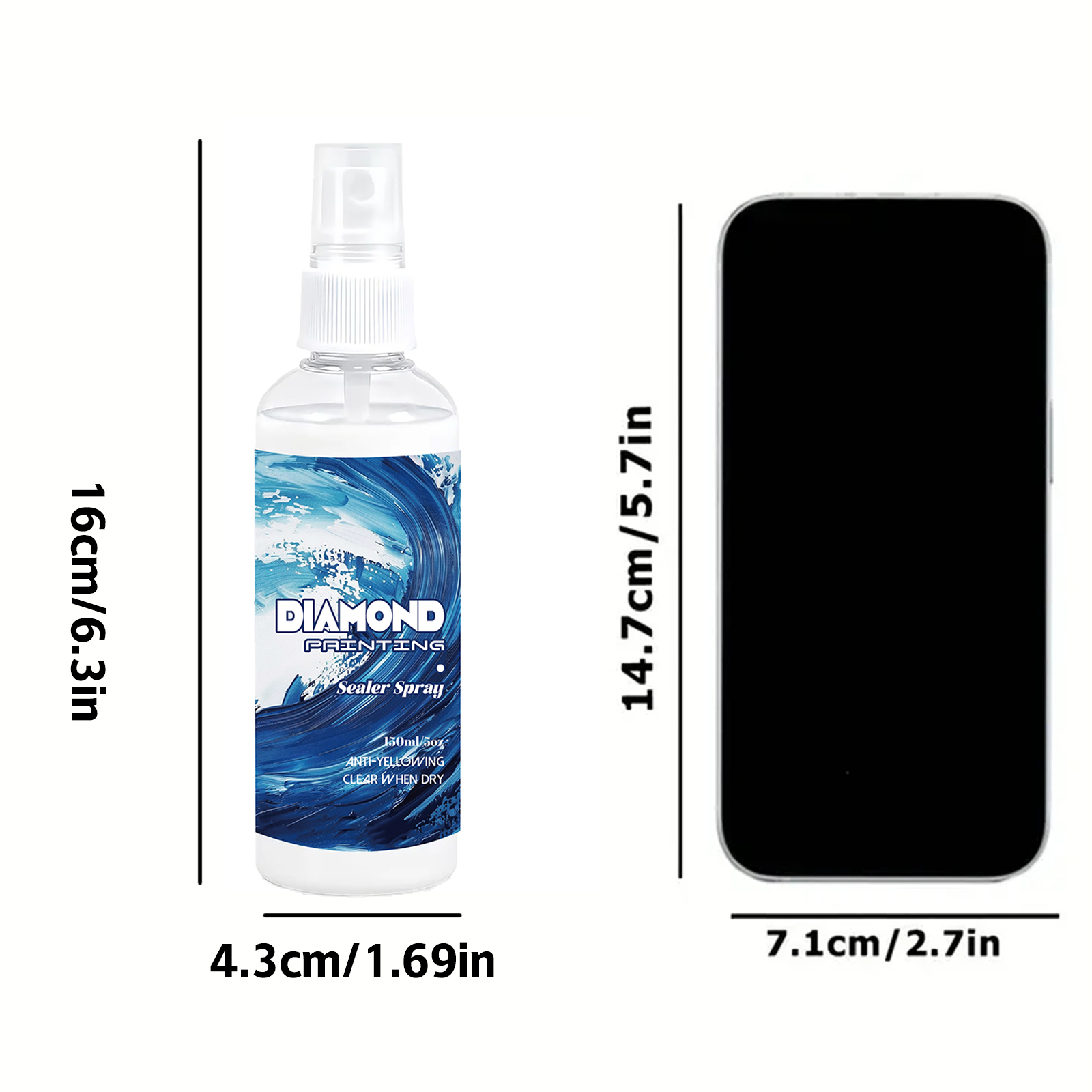 สเปรย์เคลือบเพชร 150 มล. สำหรั - Resin Art Glue บทวิจารณ์และราคา
