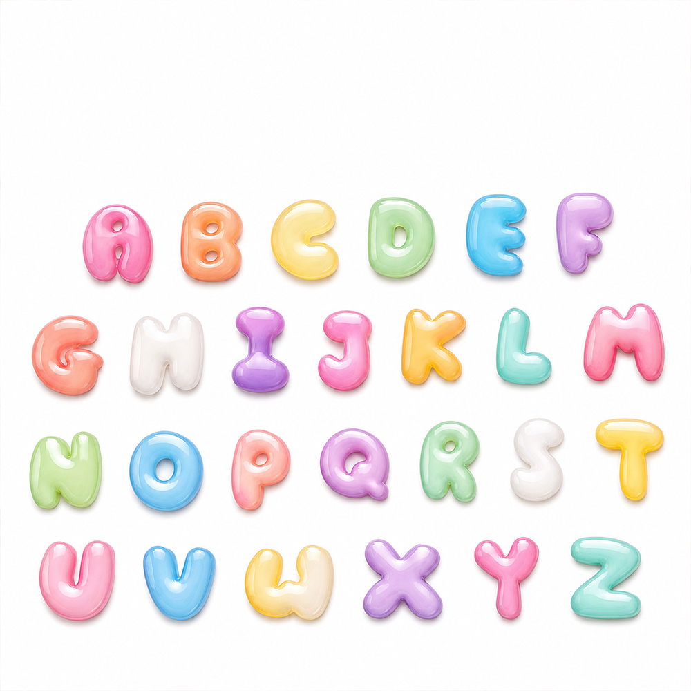 แม่พิมพ์ซิลิโคนขนาดเล็ก S0321  - Resin Art Letters บทวิจารณ์และราคา