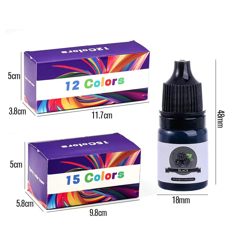 สีผสมเรซิ่นอีพ็อกซี่ 24 สีสดใส - Resin Art Mould บทวิจารณ์และราคา