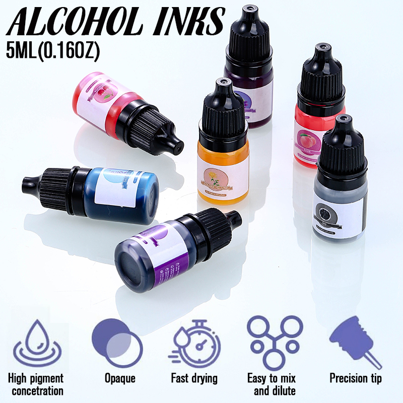 สีผสมเรซิ่นอีพ็อกซี่ 24 สีสดใส - Resin Art Mould บทวิจารณ์และราคา