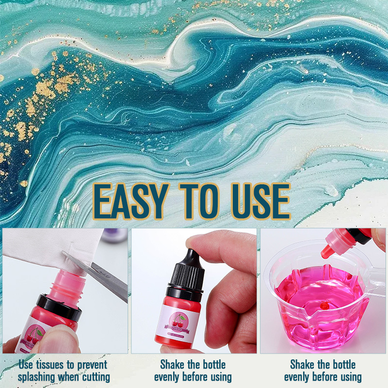 สีผสมเรซิ่นอีพ็อกซี่ 24 สีสดใส - Resin Art Mould บทวิจารณ์และราคา