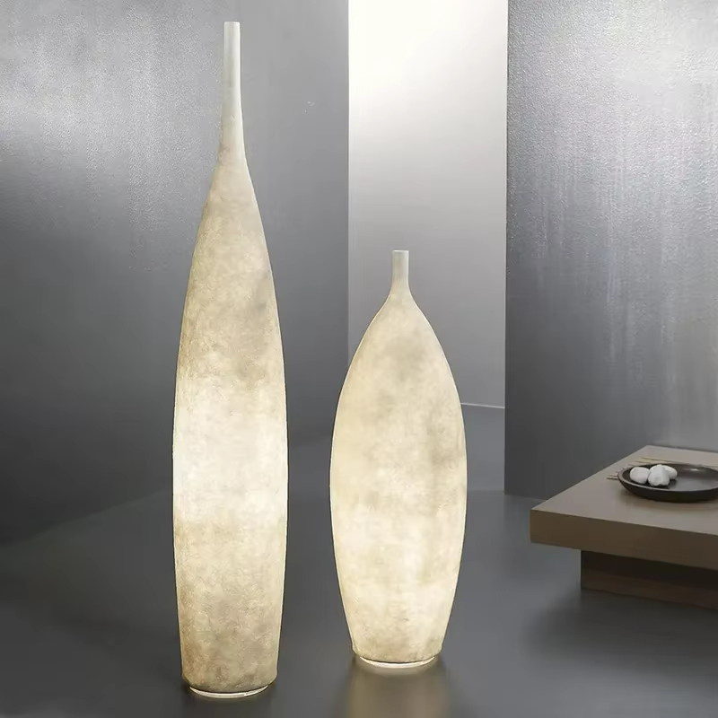 โคมไฟตั้งพื้นทรงแจกันศิลปะ สไต - Resin Art Floor Design บทวิจารณ์และราคา