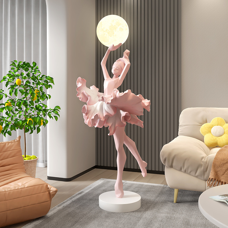 โคมไฟตั้งพื้นรูปปั้นนามธรรมสไต - Resin Art On Floor บทวิจารณ์และราคา