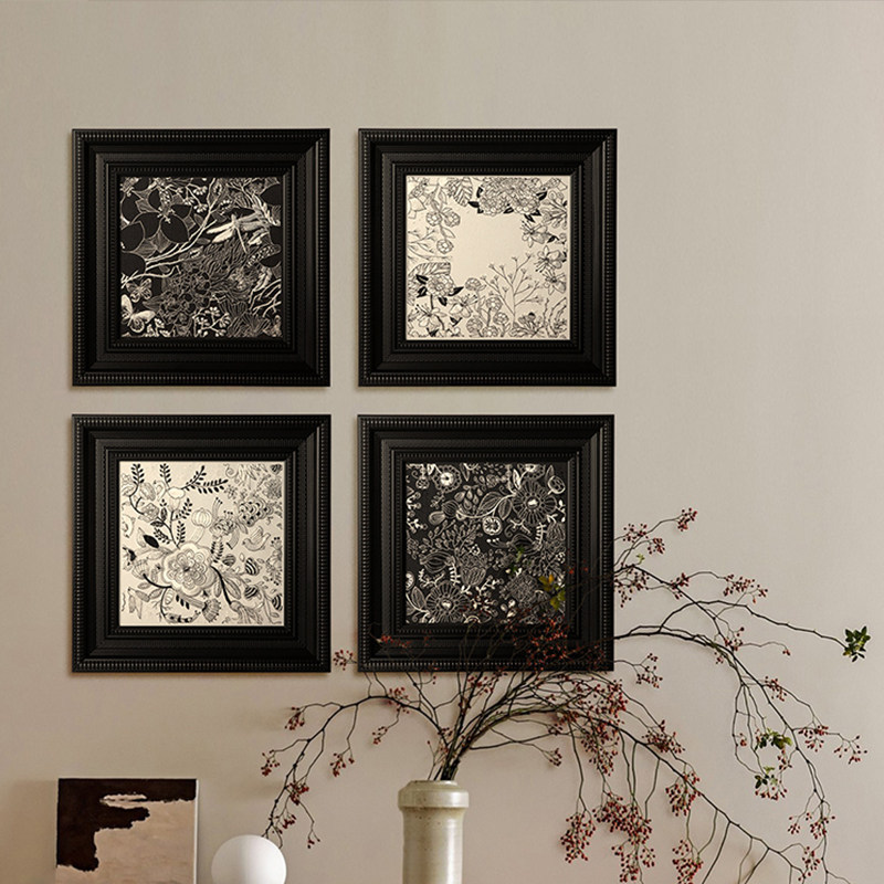 กรอบรูปเรซิ่นสีดำขนาด 4-12 นิ้ - Resin Art Photo Frame บทวิจารณ์และราคา