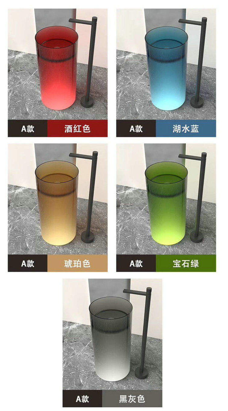 อ่างล้างหน้าแบบตั้งพื้นอะคริลิ - Resin Art Floor Design บทวิจารณ์และราคา