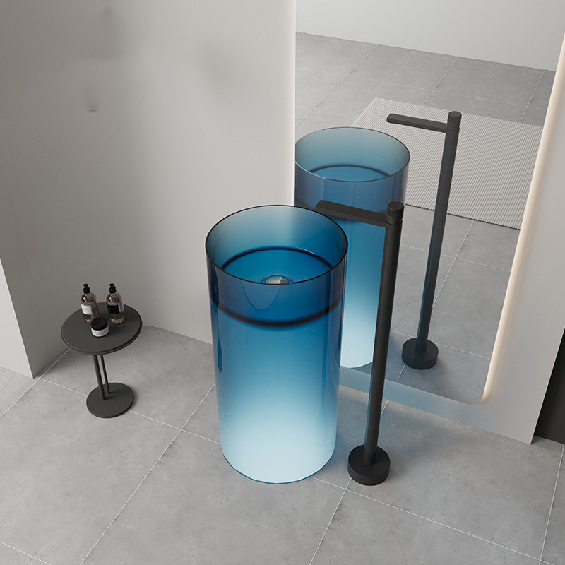 อ่างล้างหน้าแบบตั้งพื้นอะคริลิ - Resin Art Floor Design บทวิจารณ์และราคา