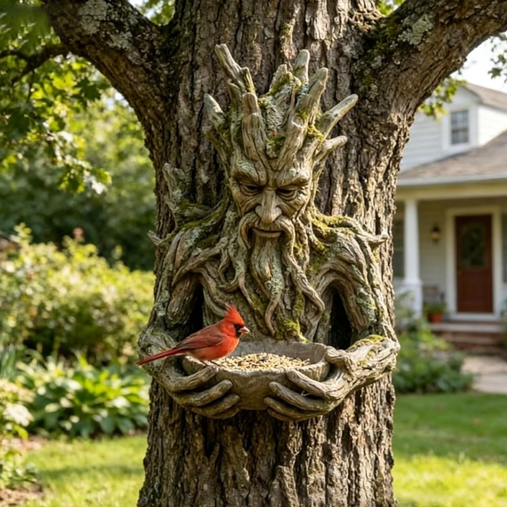 ที่ให้อาหารนกแบบติดตั้งบนลำต้น - Resin Art On Wood บทวิจารณ์และราคา
