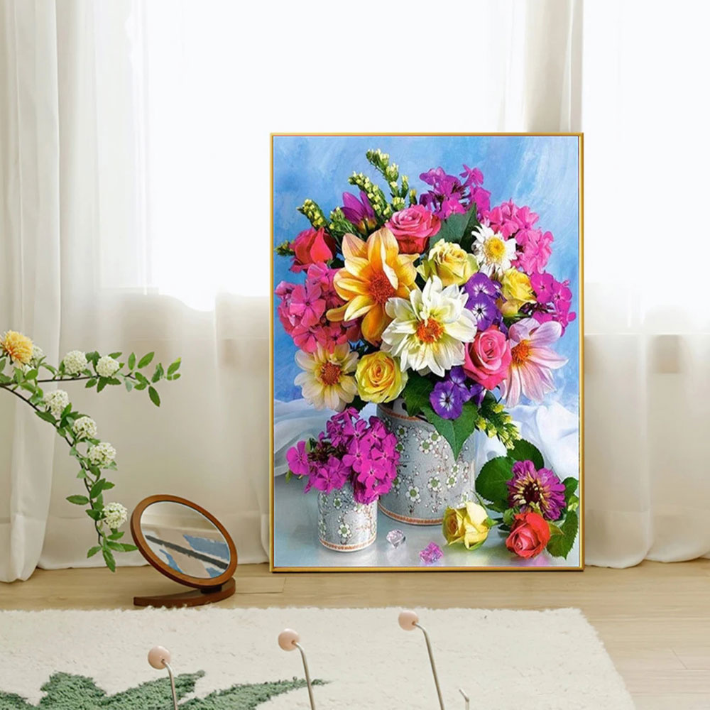 ภาพวาดเพชร 5 มิติ ลายดอกไม้ แจ - Resin Art For Rose บทวิจารณ์และราคา