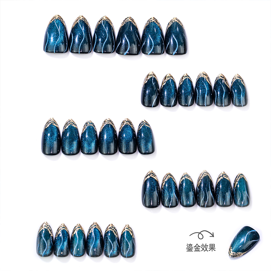 ชุดเล็บปลอมแบบติดง่าย 30 ชิ้น  - Resin Art Glue บทวิจารณ์และราคา