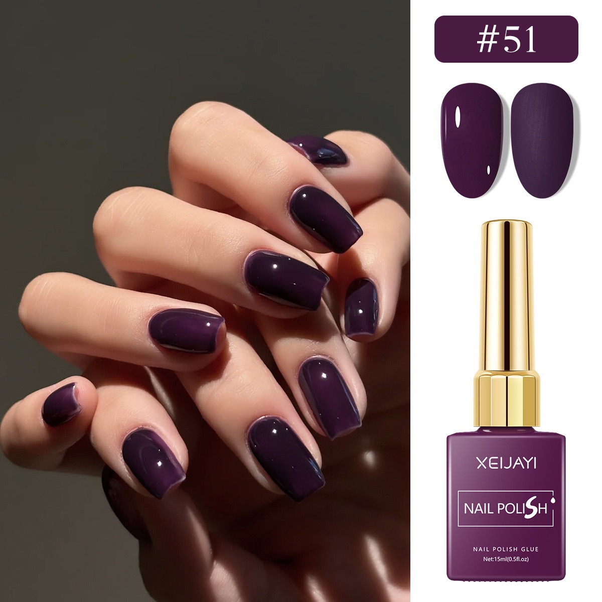 6 ชิ้น/เซ็ต 15ml เจลเล็บ 6 สีโ - Resin Art Purple บทวิจารณ์และราคา