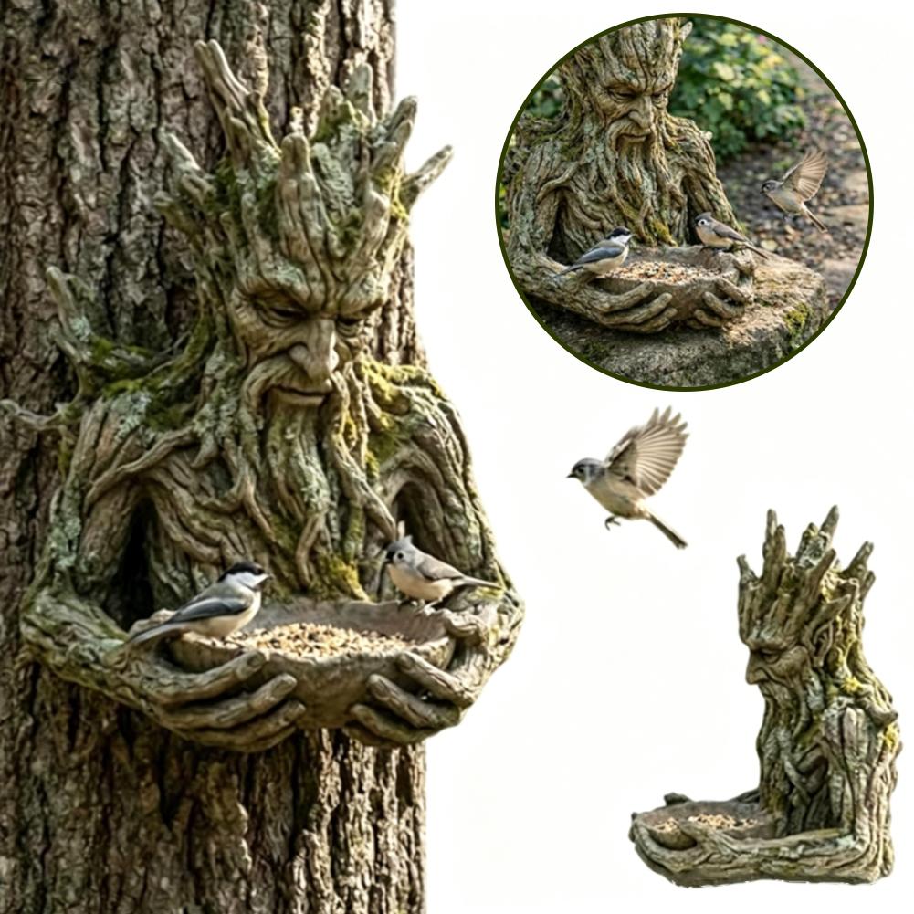 ที่ให้อาหารนกแบบติดตั้งบนลำต้น - Resin Art On Wood บทวิจารณ์และราคา