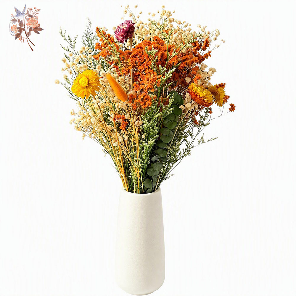ช่อดอกไม้แห้งฤดูใบไม้ร่วง หญ้า - Dried Flower Pressed บทวิจารณ์และราคา