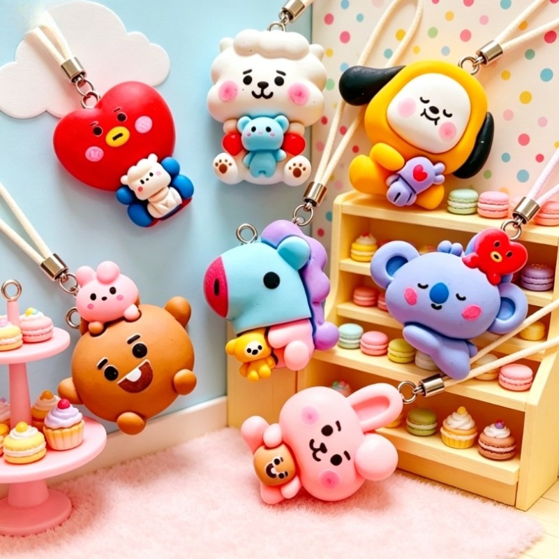 ชุด 7 ชิ้น BT21 ชาร์มการ์ตูนเร - Resin Art Hanging บทวิจารณ์และราคา