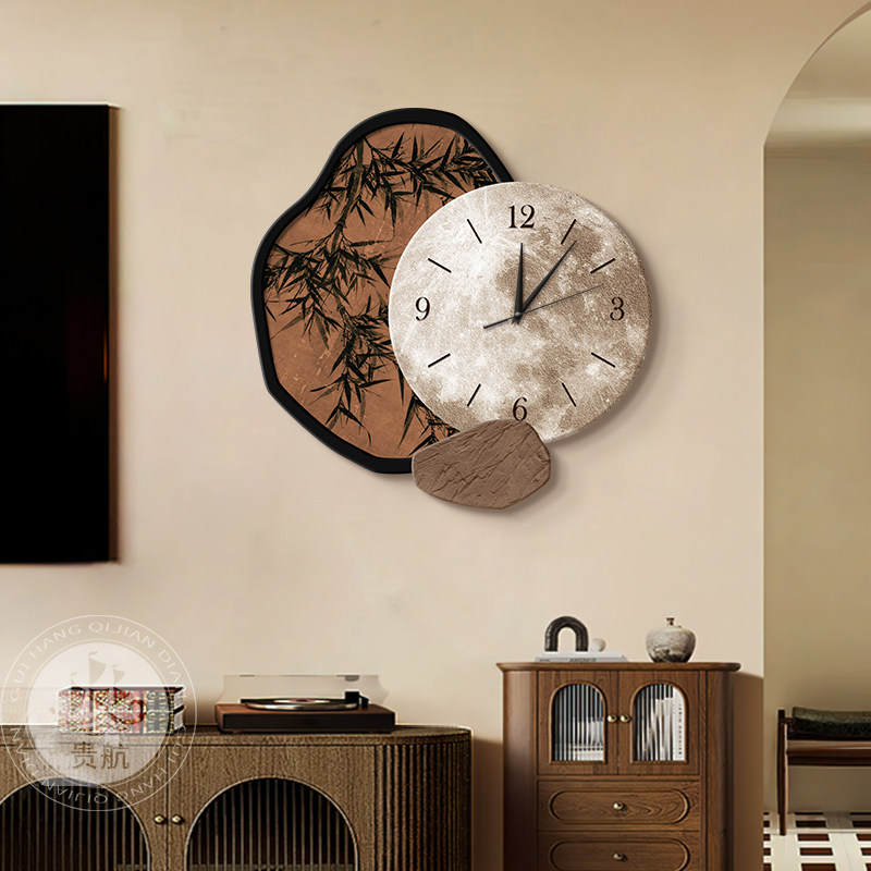 นาฬิกาแขวนผนังลายไม้ไผ่สไตล์โบ - Resin Art On Wood บทวิจารณ์และราคา