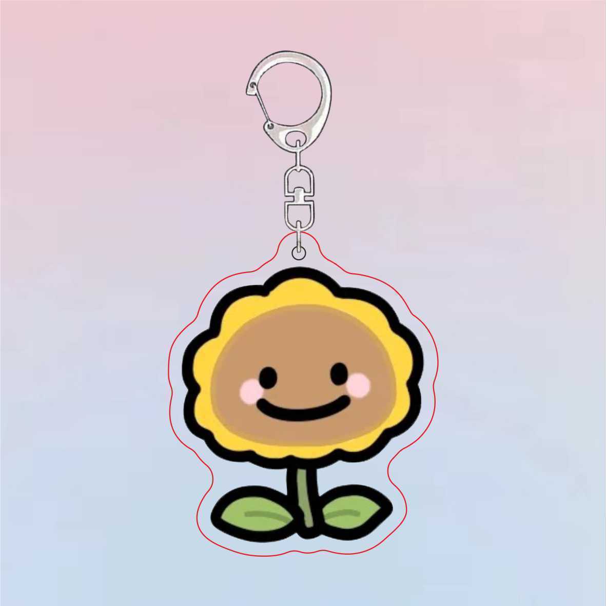 พวงกุญแจอะคริลิกน่ารักลายพืชปะ - Resin Art Hanging บทวิจารณ์และราคา