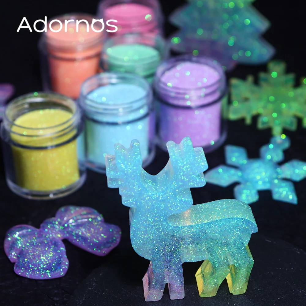 สีรุ้ง Glitter น้ําตาลผงอีพ็อก - Resin Art Letters บทวิจารณ์และราคา