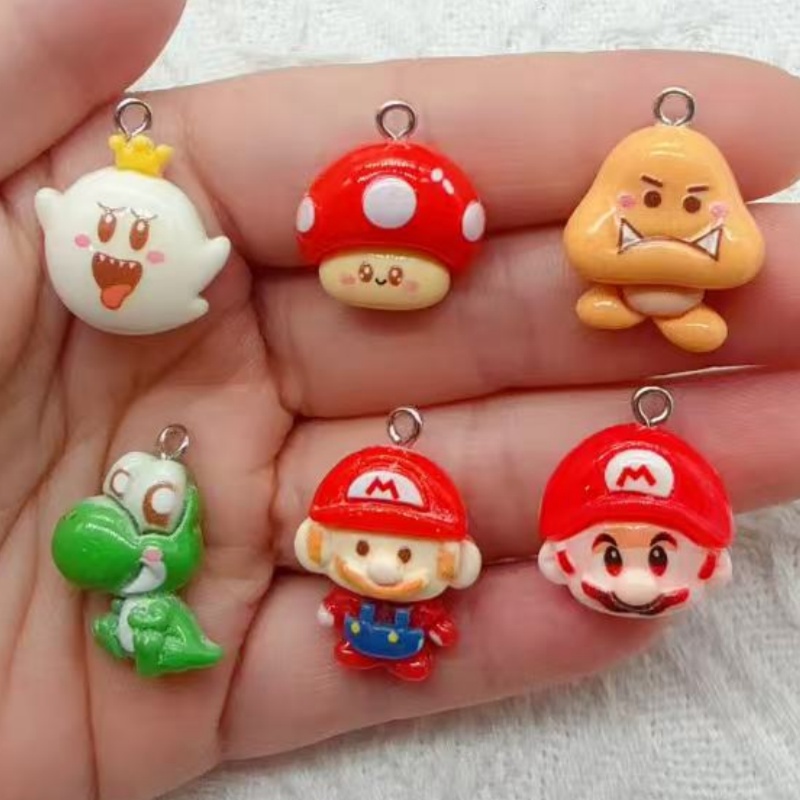 จี้การ์ตูนเรซิน 10 ชิ้น, อุปกร - Resin Art Hanging บทวิจารณ์และราคา