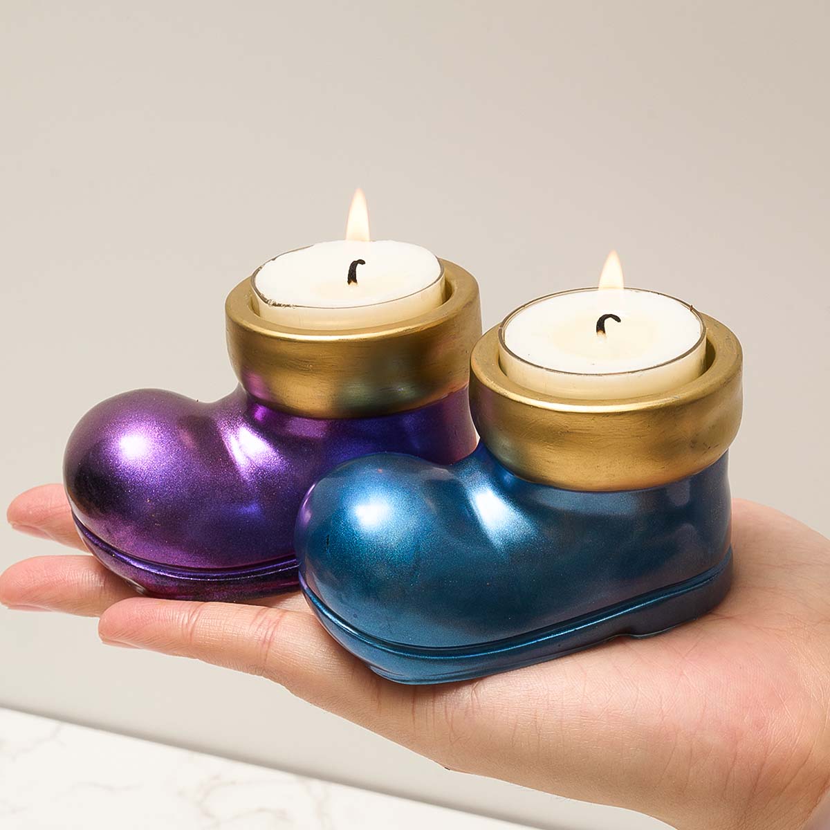 คริสต์มาสรองเท้ารองเท้าเชิงเที - Resin Art Mould บทวิจารณ์และราคา