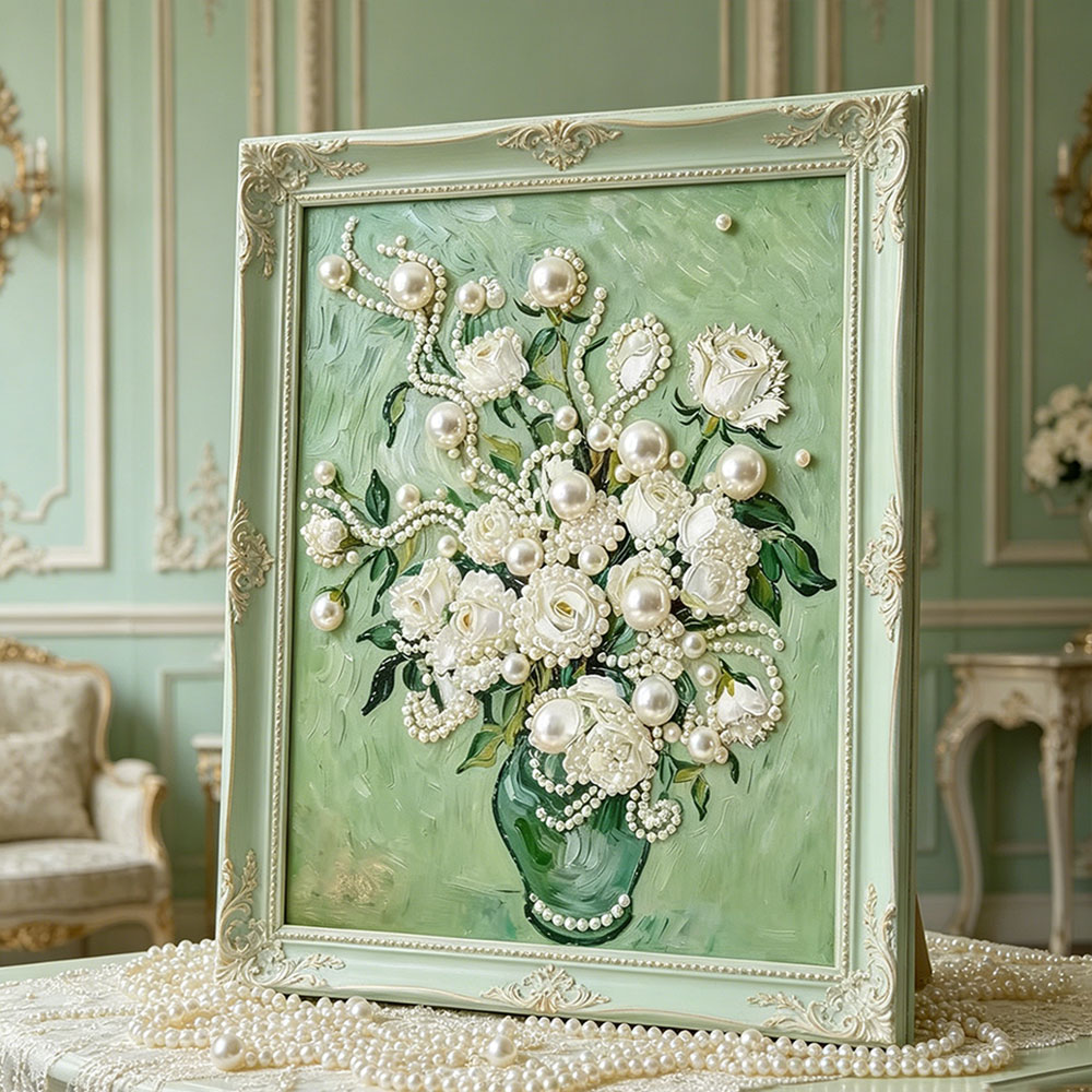 ชุดภาพวาดไข่มุก DIY Huacan สำห - Resin Art For Rose บทวิจารณ์และราคา