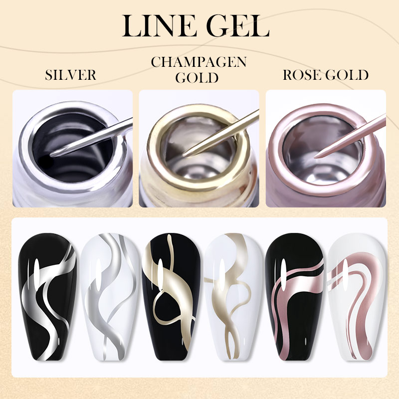 LILYCUTE เจลไลเนอร์เพ้นท์เล็บเ - Resin Art For Rose บทวิจารณ์และราคา